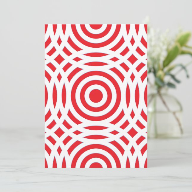 Geometric Pattern 23 Card (Standing Front)