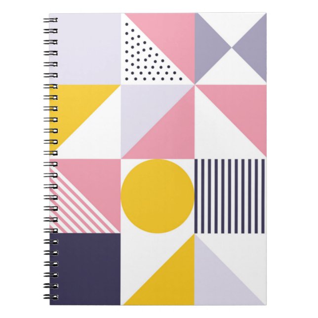 Geometric Pattern 26 Notebook (Front)