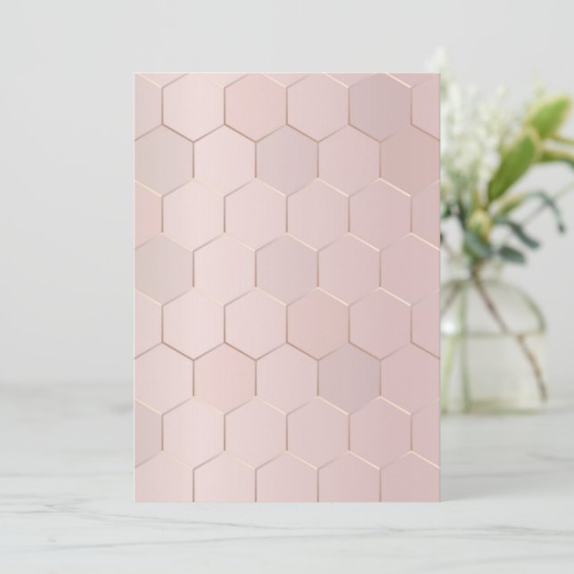 Geometric Pattern 27 Thank You Card (Standing Front)