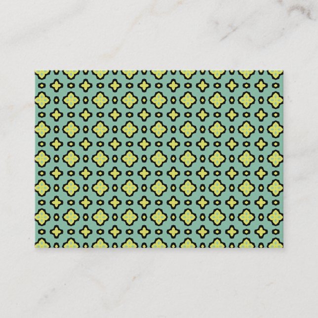 Geometric Pattern 280514(5) Business Card (Front)