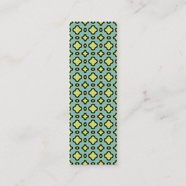 Geometric Pattern 280514(5) Mini Business Card (Front)