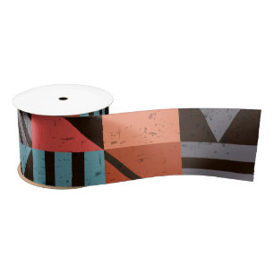 Geometric Pattern 28 Satin Ribbon