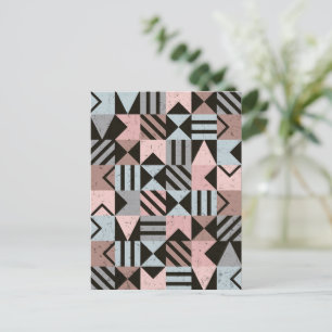 Geometric Pattern 29 Holiday Postcard