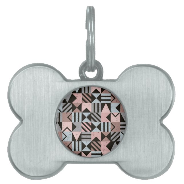 Geometric Pattern 29 Pet ID Tag (Front)