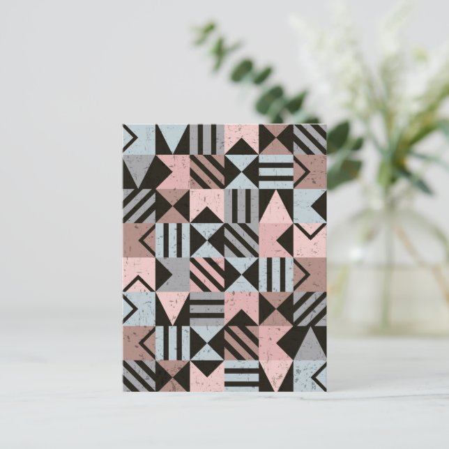 Geometric Pattern 29 Postcard (Standing Front)