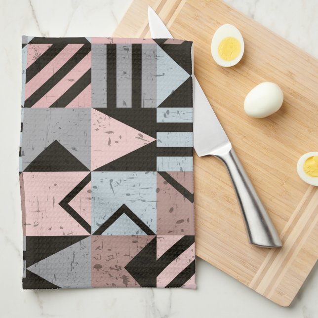 Geometric Pattern 29 Tea Towel (Quarter Fold)