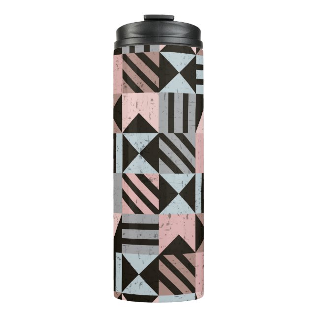 Geometric Pattern 29 Thermal Tumbler (Front)
