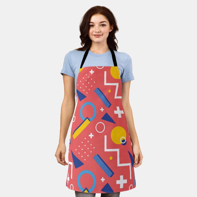 Geometric Pattern 2 Apron (Worn)