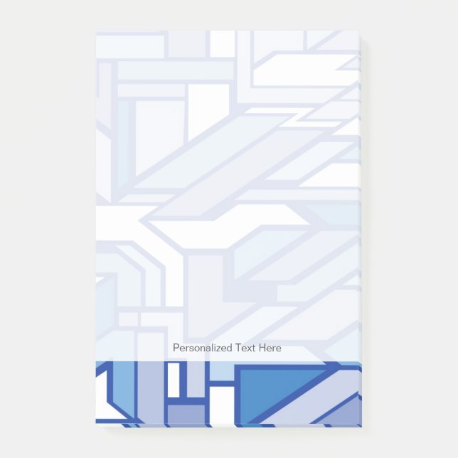 Geometric pattern 2 post-it notes (Front)