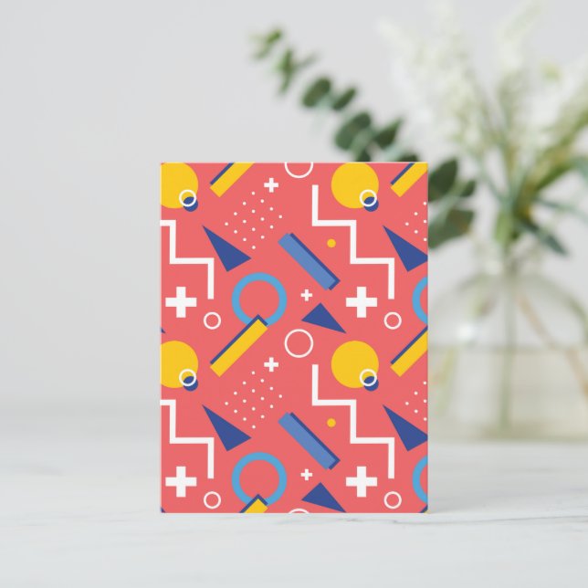 Geometric Pattern 2 Postcard (Standing Front)
