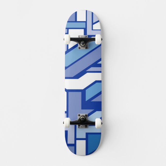 Geometric pattern 2 skateboard (Front)