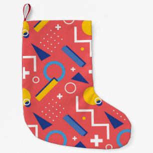 Geometric Pattern 2 Small Christmas Stocking
