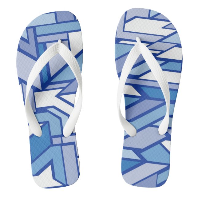 Geometric pattern 2 thongs (Footbed)