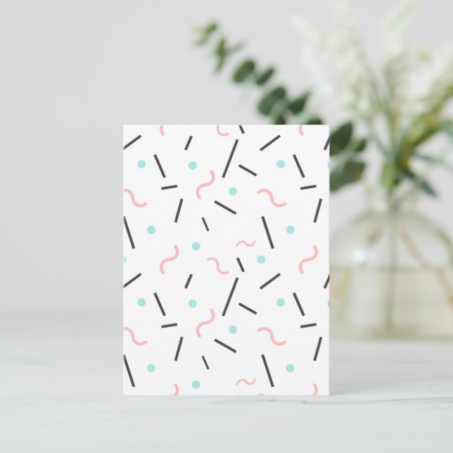 Geometric Pattern 32 Postcard (Standing Front)