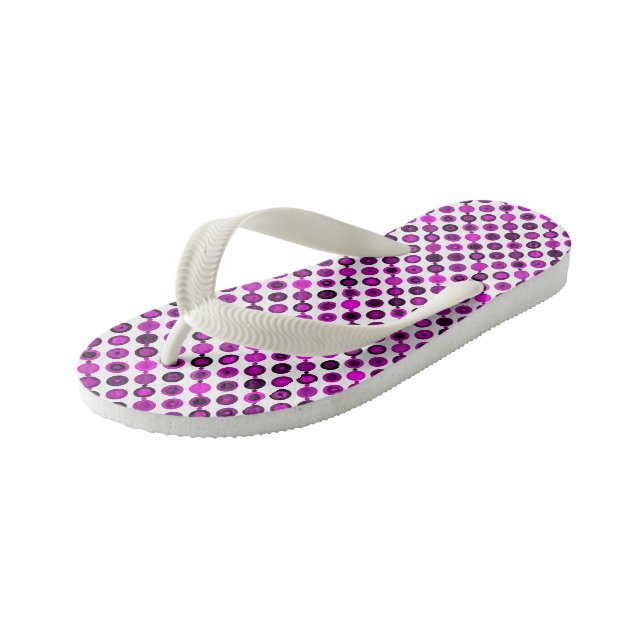 Geometric Pattern 34 Kid's Thongs (Angled)