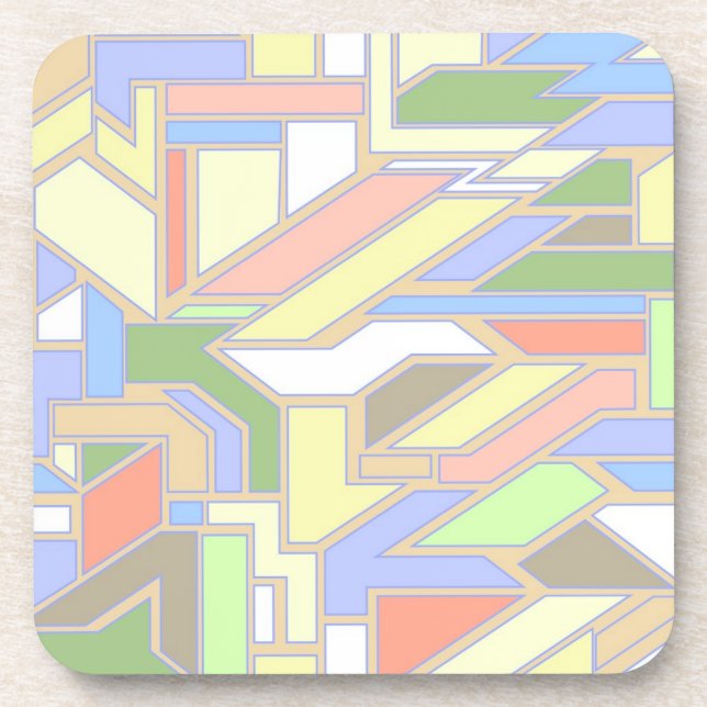 Geometric pattern 3 coaster (Front)