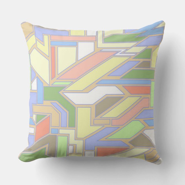 Geometric pattern 3 cushion (Front)