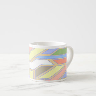 Geometric pattern 3 espresso cup