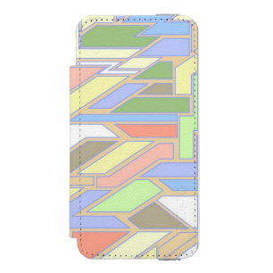Geometric pattern 3 incipio watson™ iPhone 5 wallet case