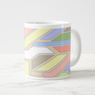 Geometric pattern 3 large coffee mug