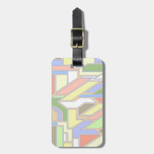 Geometric pattern 3 luggage tag