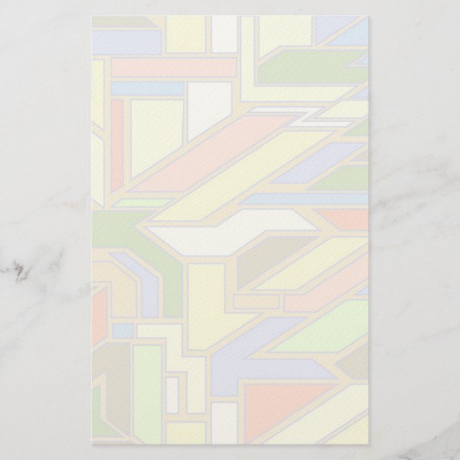 Geometric pattern 3 stationery (Front)