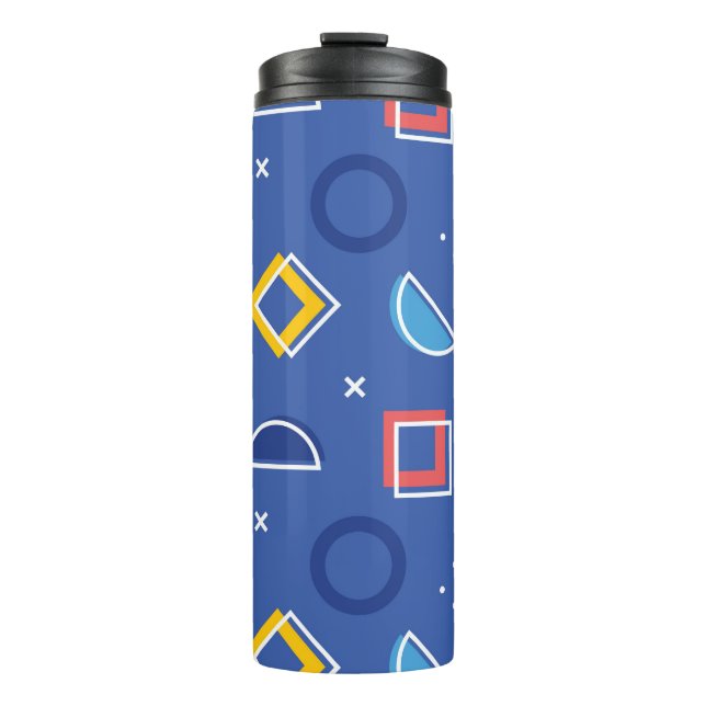 Geometric Pattern 3 Thermal Tumbler (Front)