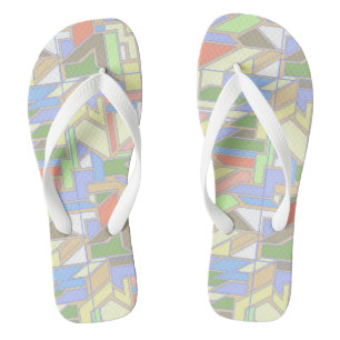 Geometric pattern 3 thongs