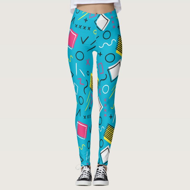 Geometric Pattern 4 Leggings (Front)