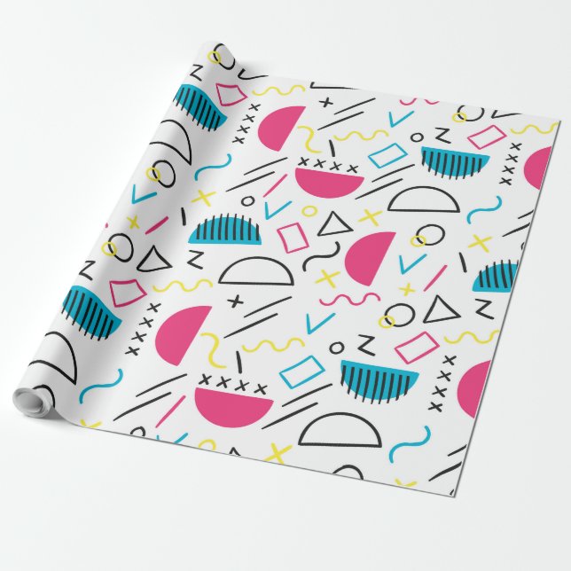 Geometric Pattern 5 Wrapping Paper (Unrolled)