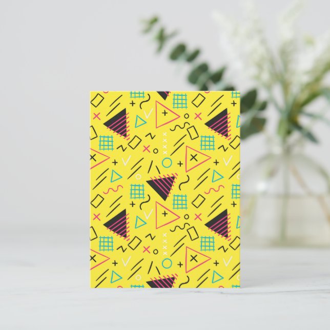 Geometric Pattern 6 Postcard (Standing Front)