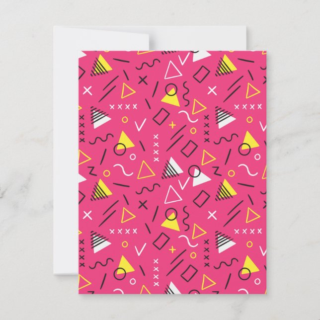 Geometric Pattern 7 Card (Front)