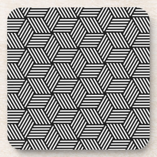 Geometric pattern art design coaster