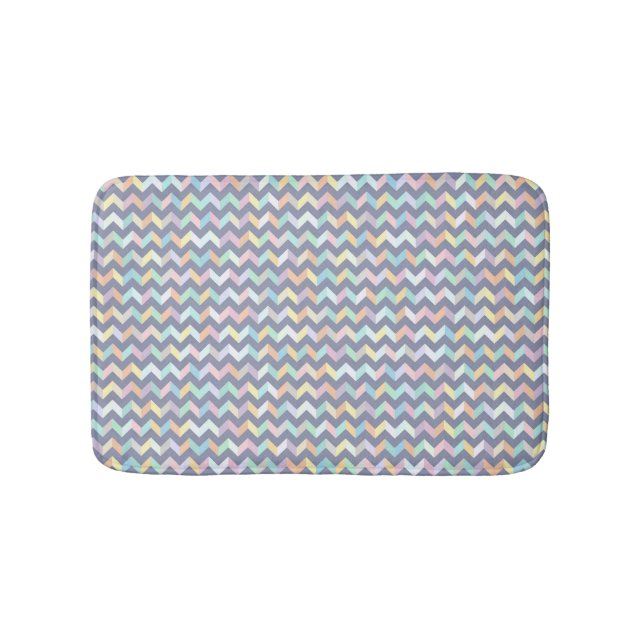 Geometric Pattern Bath Mat (Front)