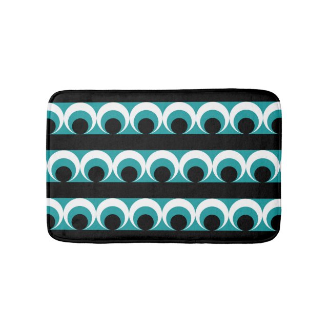 Geometric pattern bath mat (Front)