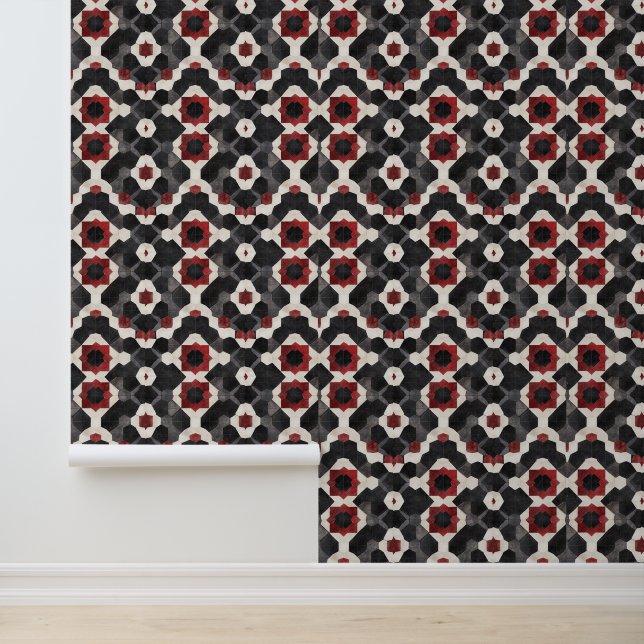 Geometric pattern Black wallpaper (Application)