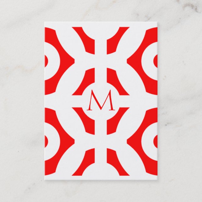 Geometric Pattern Business Card (Front)