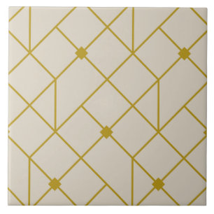Geometric Pattern Classic  Ceramic Tile
