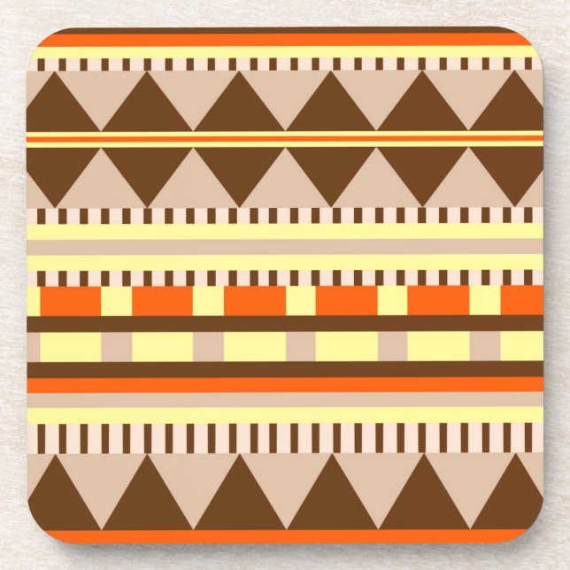 Geometric pattern coaster (Front)