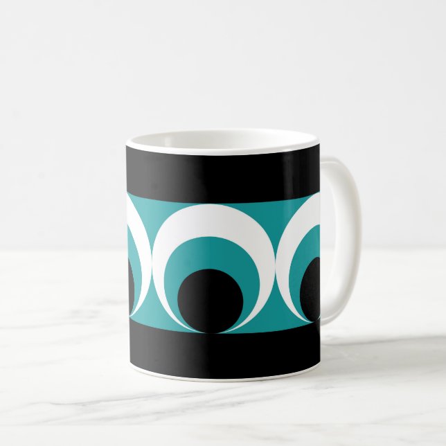 Geometric pattern coffee mug (Front Right)