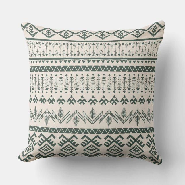 Geometric Pattern Cushion (Front)