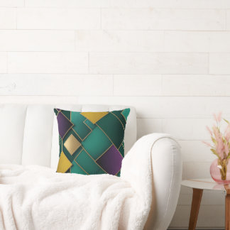 Geometric pattern cushion