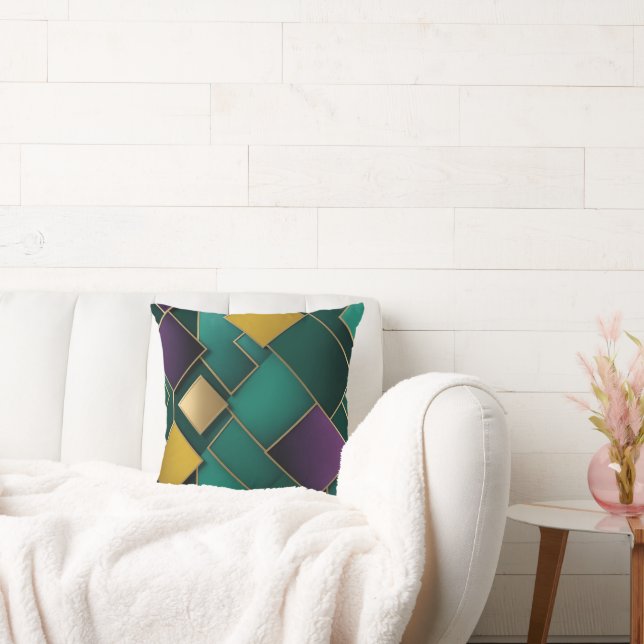 Geometric pattern cushion (Couch)