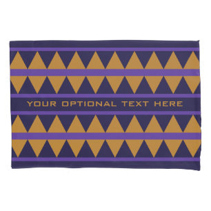 Geometric pattern custom pillowcases
