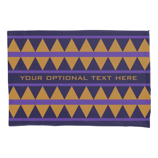 Geometric pattern custom pillowcases (Front)