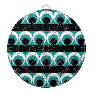 Geometric pattern dartboard