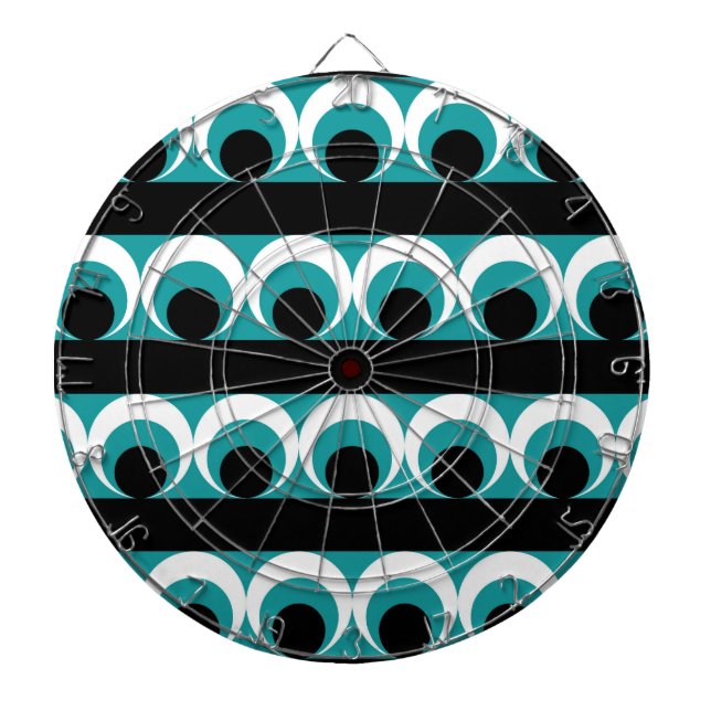 Geometric pattern dartboard (Front)