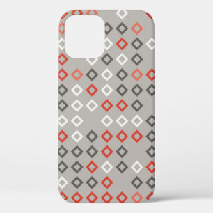 Geometric pattern design abstract, art, background iPhone 12 case