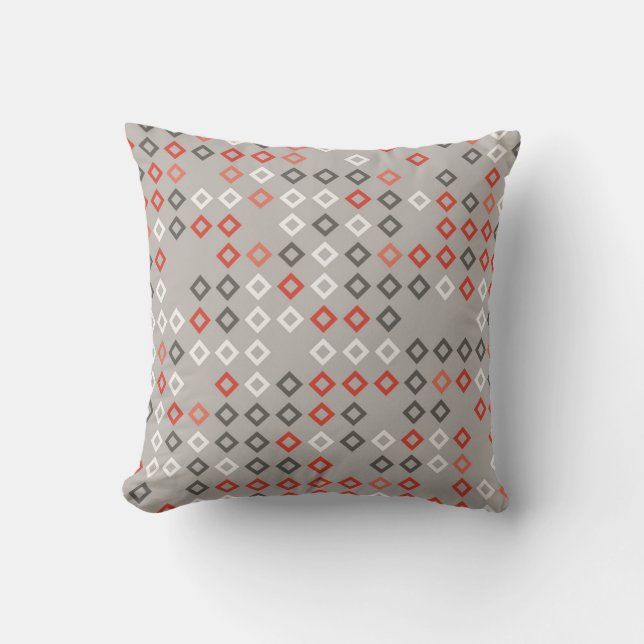 Geometric pattern design abstract, art, background cushion (Front)