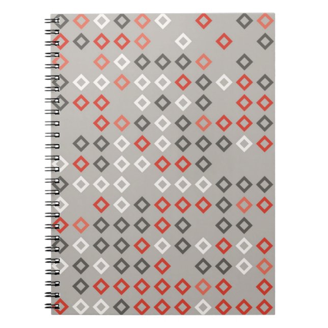 Geometric pattern design abstract, art, background notebook (Front)